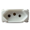 Módulo de Tomada 20A 2P+T 250V Composé Branco - WEG - 1