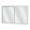 Janela de Correr 100x150cm 2 Folhas Branca - ESAL - 1