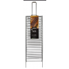 Grelha para coração, Inox 9,5x46cm Grilazer - 1
