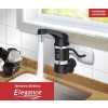 Torneira Elétrica 4T 4800W 127V Elegance Preta para Parede - FAME - 2
