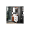 Armario de banheiro kit toscana blanche/cinamo 80cm BERTAZOLI - 2