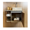 Armario de banheiro Kit Tisza Biscuit 60Cm GAAM - 3