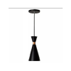 Luminaria Pendente Cone Deluxe 20Cm Preto GOOD - 2