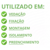Espuma expansiva 500 ML 340G Solufix - 3