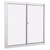 Janela de Correr 100 x 150cm 2 Folhas Branca - RELI - 1