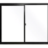 Janela de Correr 100 x 120cm 2 Folhas Preta - RELI - 1