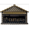 Caixa Correio PVC 40x27 Ouro - REAL - 1