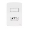 Interruptor 1 Simples com Tomada 20A 4X2 Branco - WEG - 1