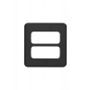 Mini Placa Embutir Móveis Composé Preto 2 Posições - WEG - 1
