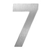 Numero 7 Residêncial em Aluminio Prata Escovado 130mm - VIVALUX - 1