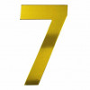 Numero 7 Residêncial em Aluminio Ouro Escovado 130mm - VIVALUX - 1