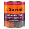 Tinta Esmalte Sintético Cor & Proteção Marrom Conhaque Brilhante 900ML - SUVINIL - 1