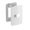 Placa de Tomada Branca 1 Posiçao e Suporte Compose - WEG - 1