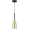 Luminaria Pendente Taça Dourado/Preto 10Cm GOOD - 1