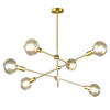 Luminaria Pendente Sputnik Rose Gold 100Cm GOOD - 1