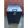 Lixeira Container 50 x 50 x 80cm Preta - RHR - 1