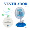 Ventilador de mesa portátil 20CM VENTISOL - 3