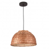 Pendente Vime Bali 1xG9 Preto Blumenau - 1